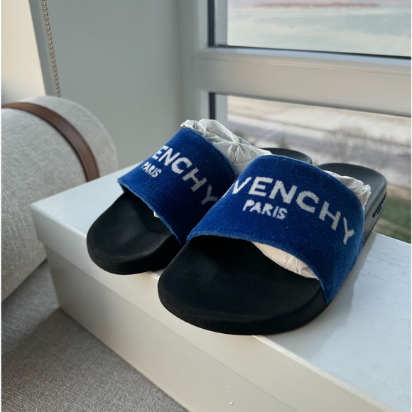 Givenchy sandal slide blue electrique - Picture 2 of 5